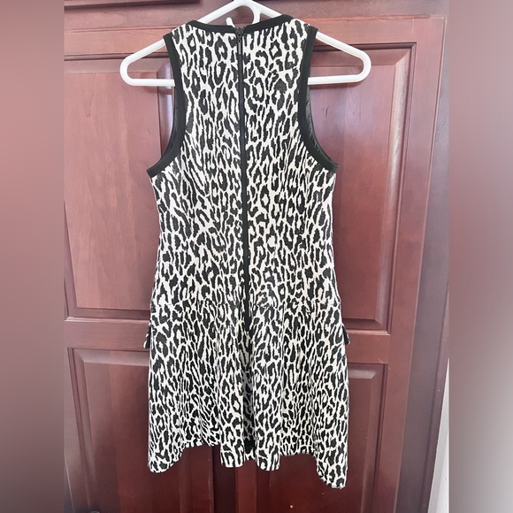 Nanette Lepore Animal Print With Pockets Mini Sleeveless Dress White Size 2 - Picture 10 of 10